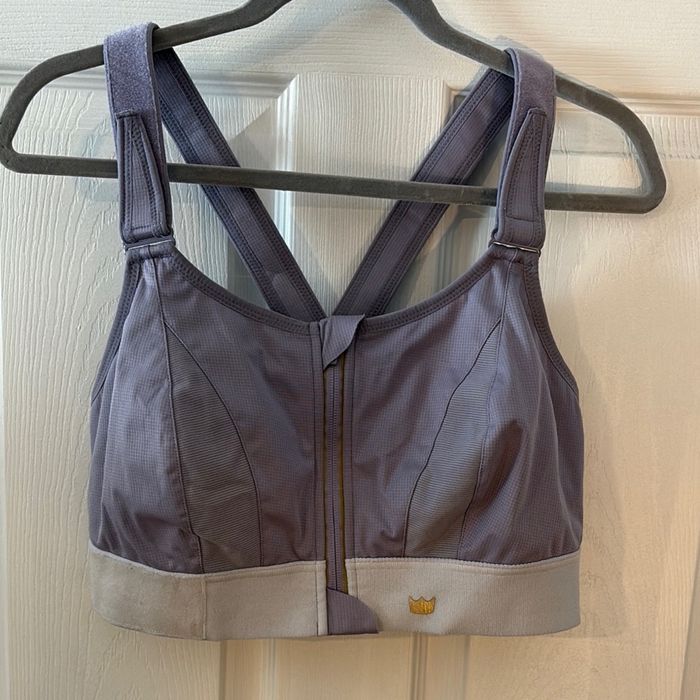 SheFit Women's Purple Ultimate Sports Bra 2 Lux